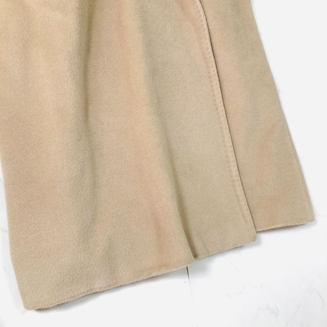 美品✨️マックスマーラ　白タグ　カシミヤ　マニュエラ　ベルテッドコート　40