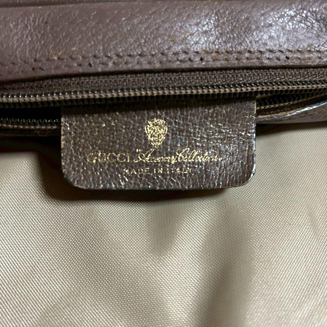 【美品】グッチ セカンドバッグ クラッチ シェリーライン PVC レザー ポーチ