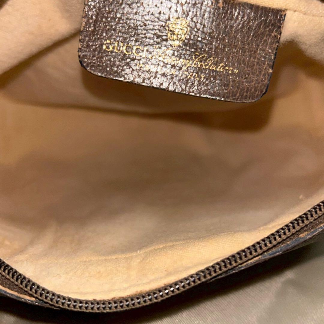 【美品】グッチ セカンドバッグ クラッチ シェリーライン PVC レザー ポーチ