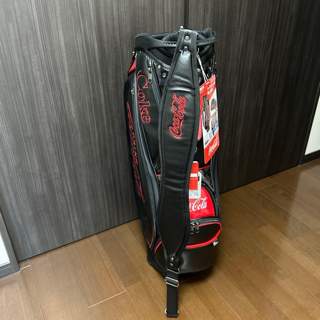 新品未使用　Coca-Cola コカコーラ　キャディバッグ 黒/赤