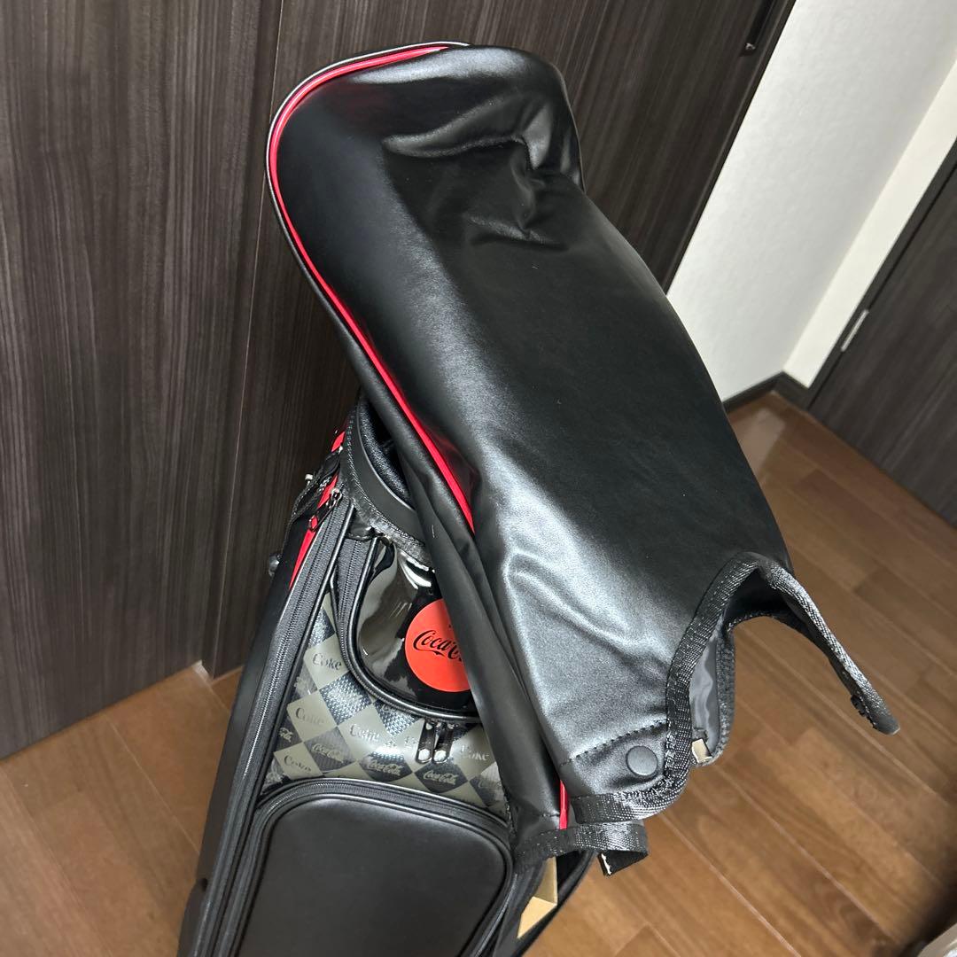 新品未使用　Coca-Cola コカコーラ　キャディバッグ 黒/赤