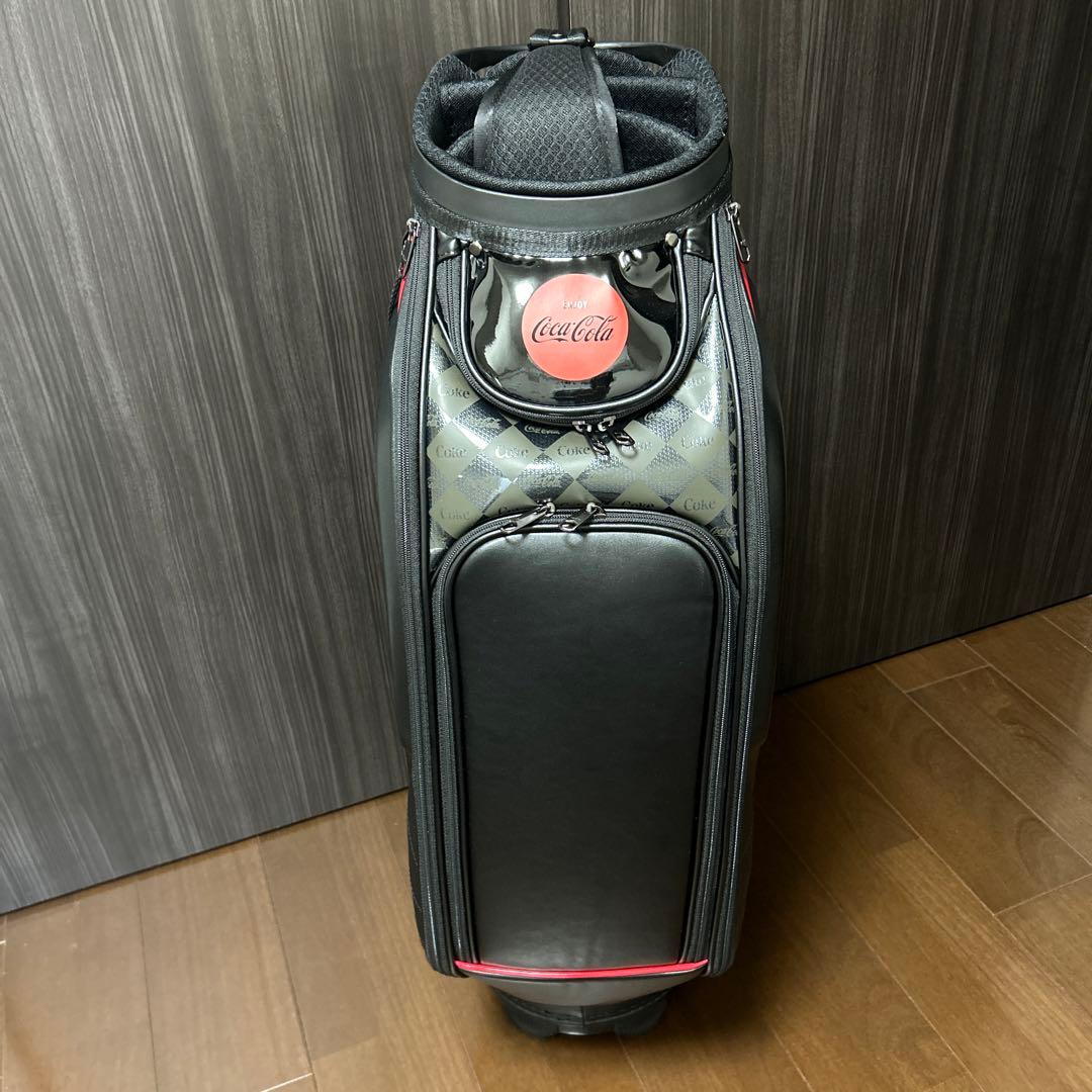 新品未使用　Coca-Cola コカコーラ　キャディバッグ 黒/赤