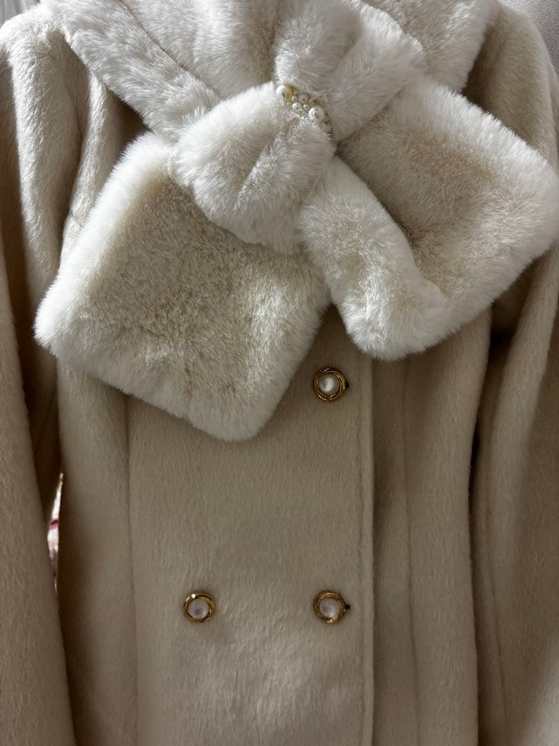 tippet muffler set coat Rosé Muse Sサイズ