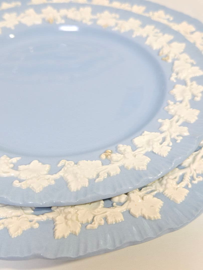 【ウェッジウッド】クイーンズウェア　プレート3枚２セット