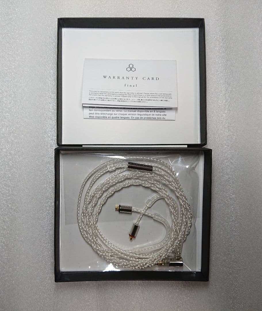 未使用 final C106 銀メッキ ケーブル