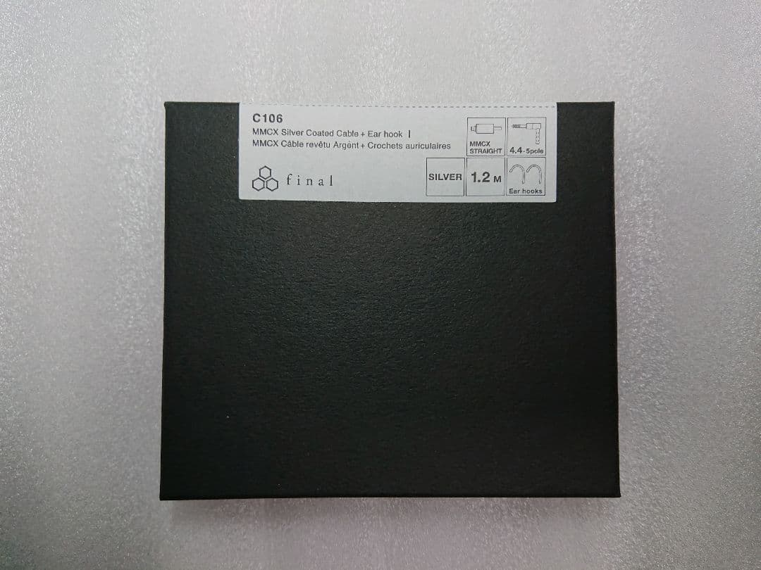 未使用 final C106 銀メッキ ケーブル