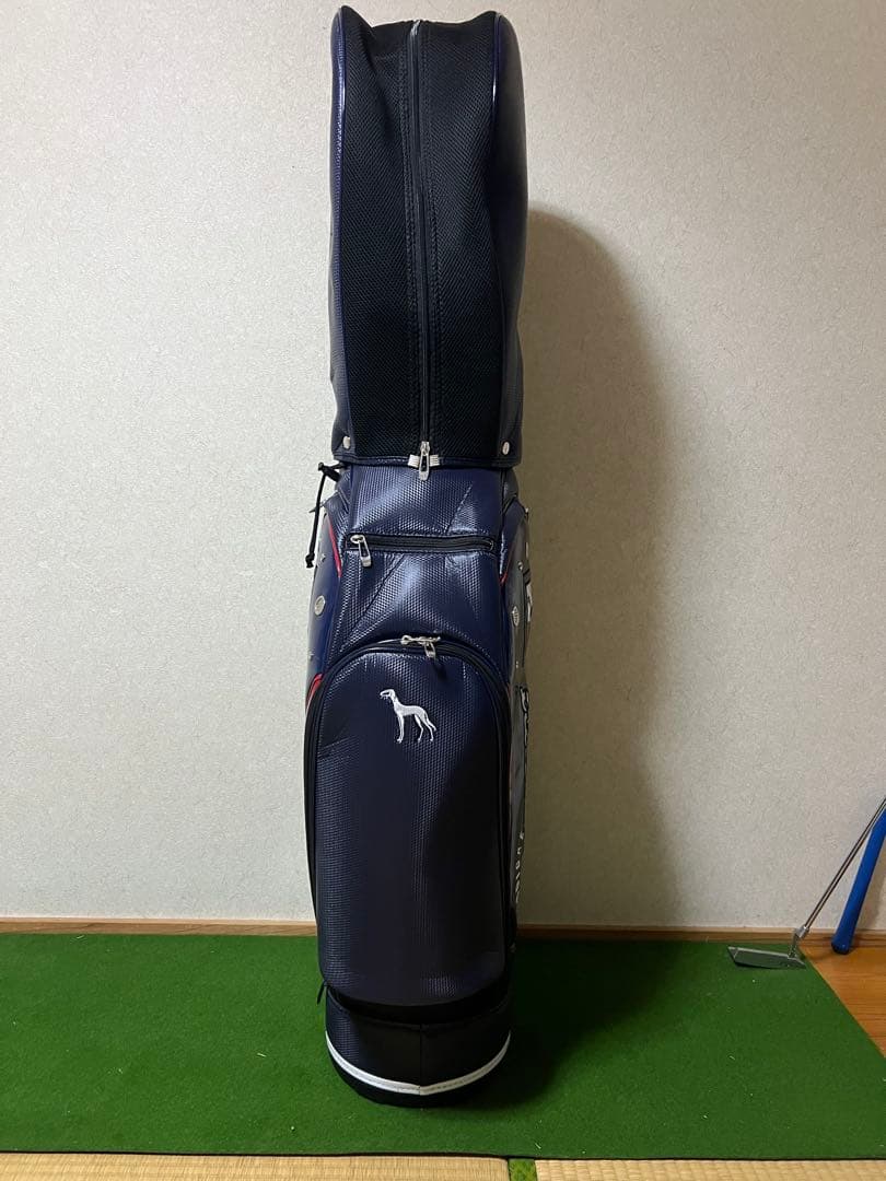 adabat キャディバッグ ネイビー/レッド