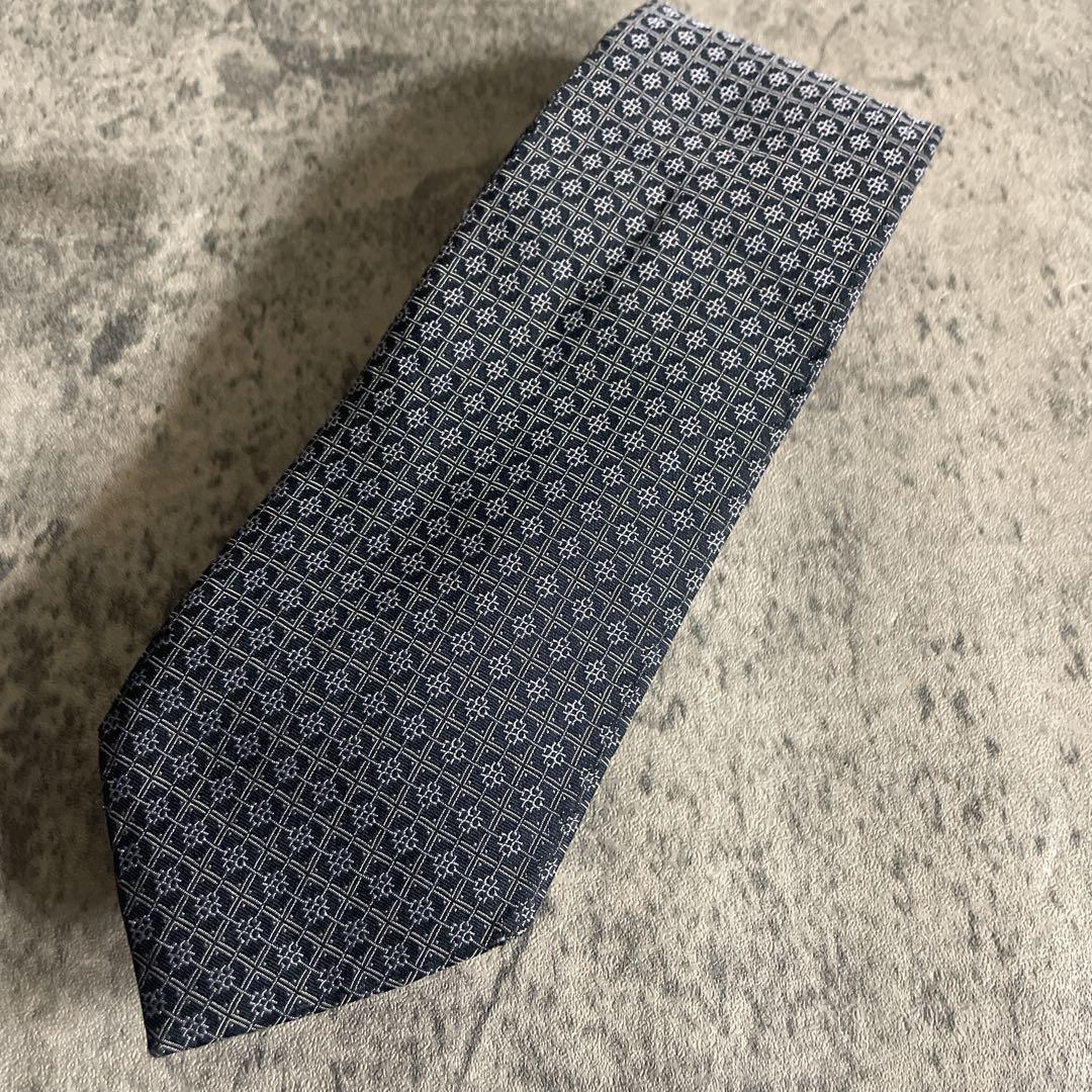 dunhill × GUCCI ダイヤ柄 黒金ボタン モヘアブレンド 高級スーツ