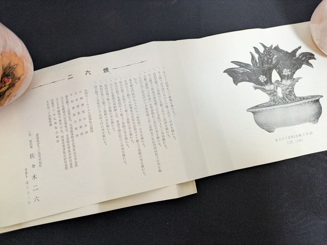 二六焼　天神蟹　夫婦湯呑