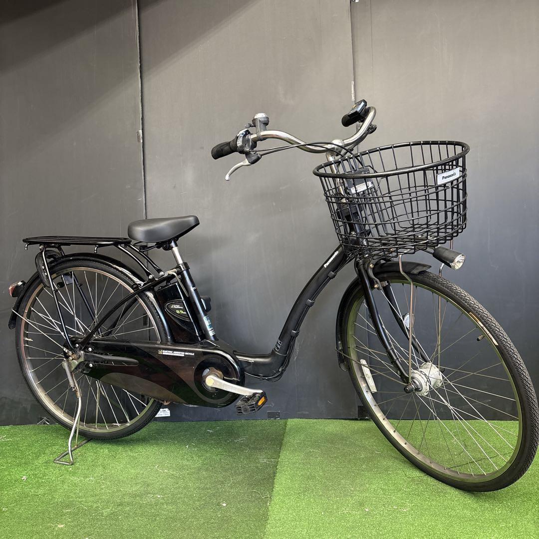 電動自転車 Panasonic GYUTTO ブラック 3人乗り対応　71★