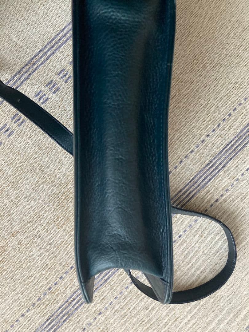 ま*ん様 希少★バーバリー BURBERRY レザー ショルダーバッグ★90s