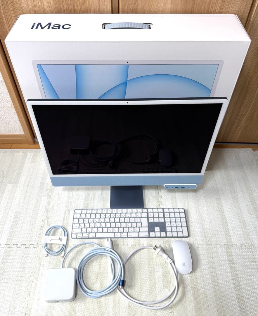 Apple iMac 24インチ M1 16GB 1TB ブルー おまけ付き