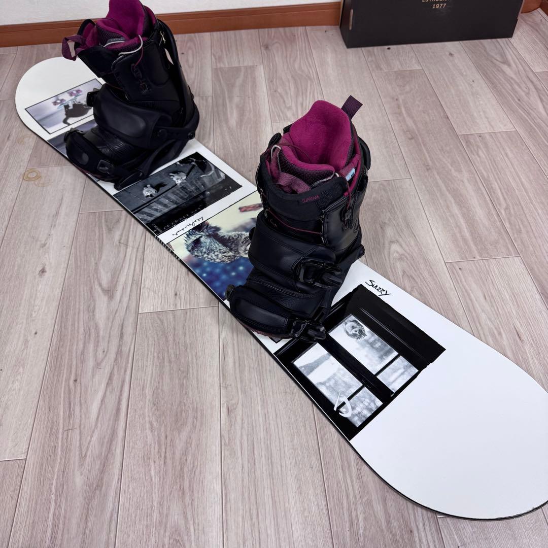 専用HEAD スノーボード 139cm 4点セットBurtonブーツ23.5cm