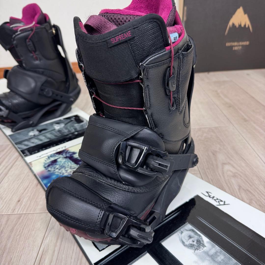 専用HEAD スノーボード 139cm 4点セットBurtonブーツ23.5cm