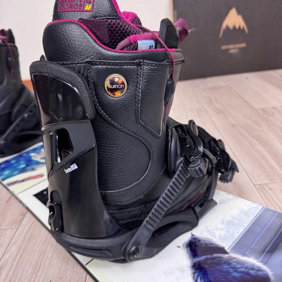 専用HEAD スノーボード 139cm 4点セットBurtonブーツ23.5cm
