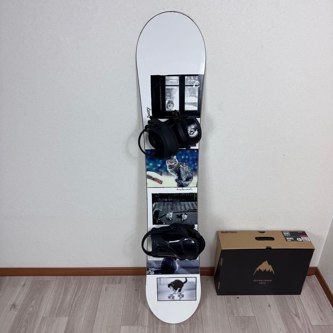 専用HEAD スノーボード 139cm 4点セットBurtonブーツ23.5cm