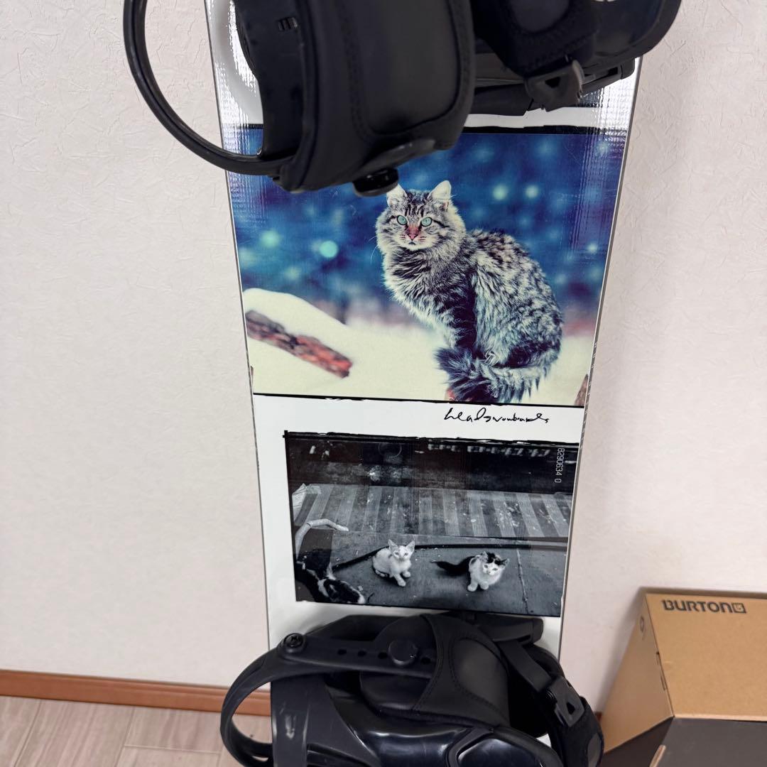 専用HEAD スノーボード 139cm 4点セットBurtonブーツ23.5cm