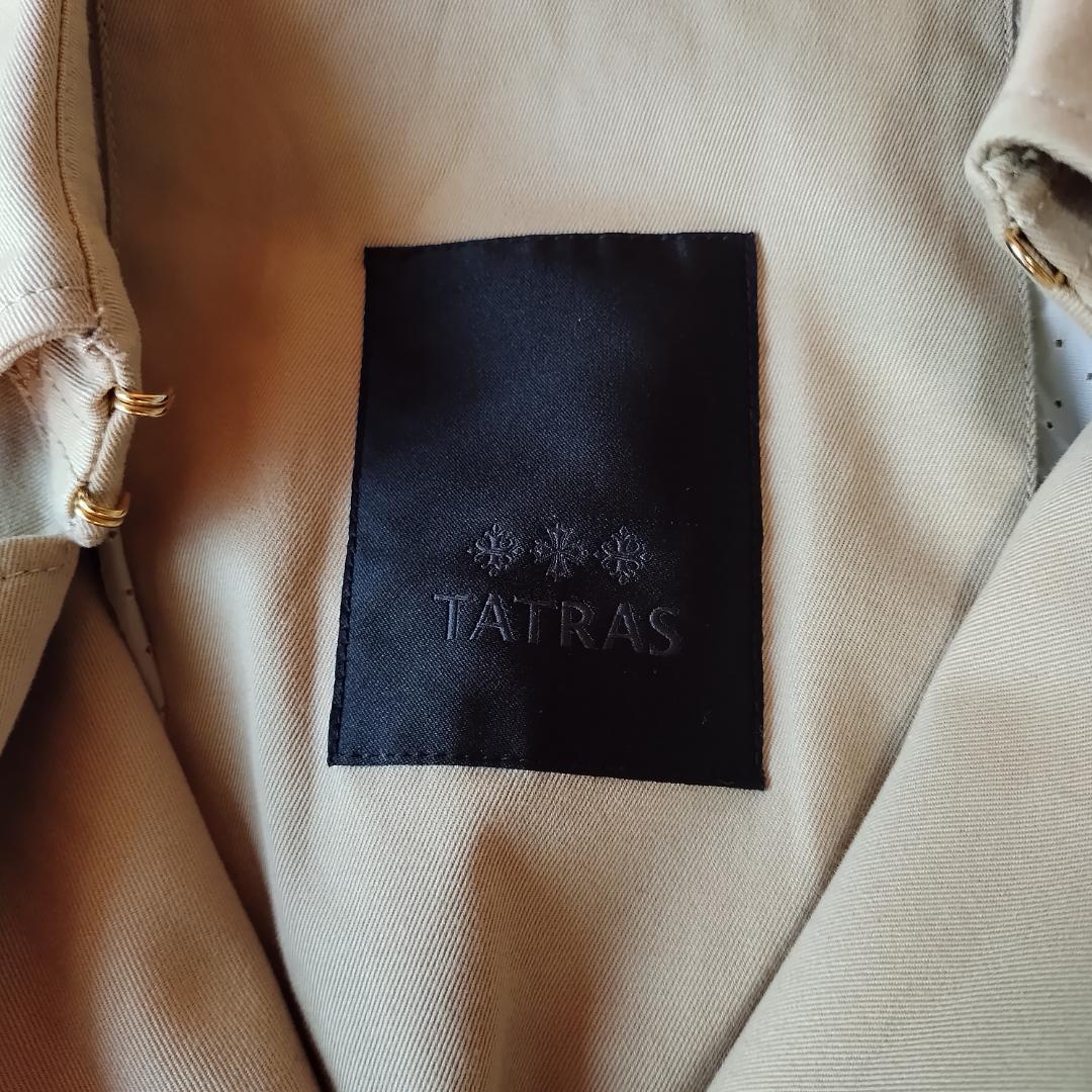 【美品】TATRAS タトラス トレンチコート ダブル L ベージュ ベルト付き