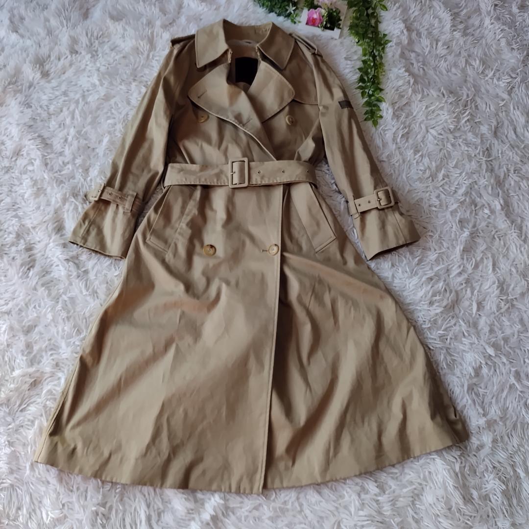 【美品】TATRAS タトラス トレンチコート ダブル L ベージュ ベルト付き