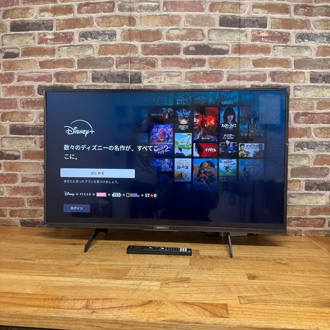 SONY 43V型 4K 液晶テレビ BRAVIA KJ-43X8000H