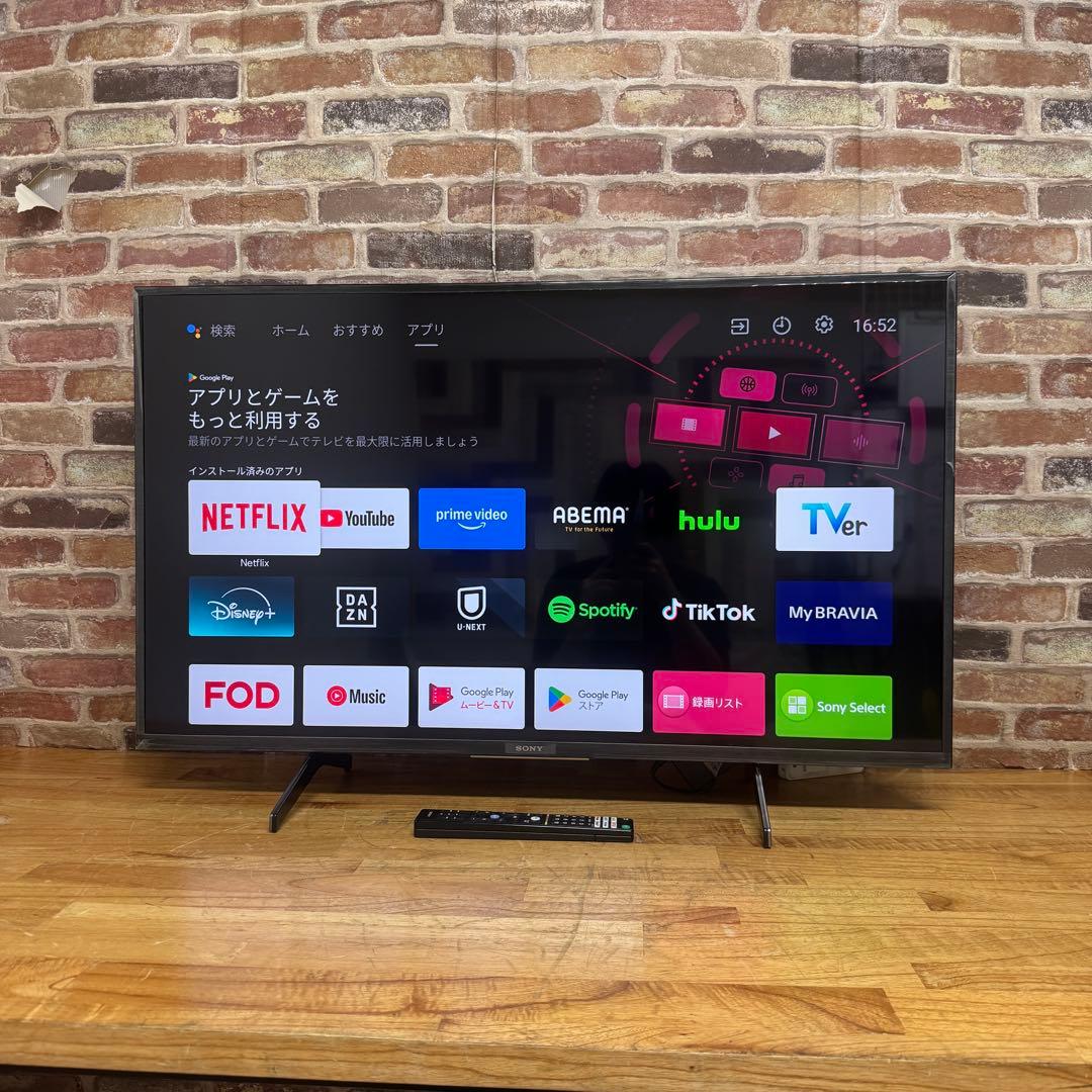 SONY 43V型 4K 液晶テレビ BRAVIA KJ-43X8000H