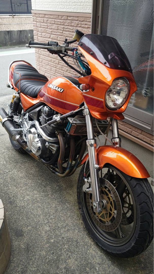 カワサキゼファー400前後ホイールタイヤ付きセット