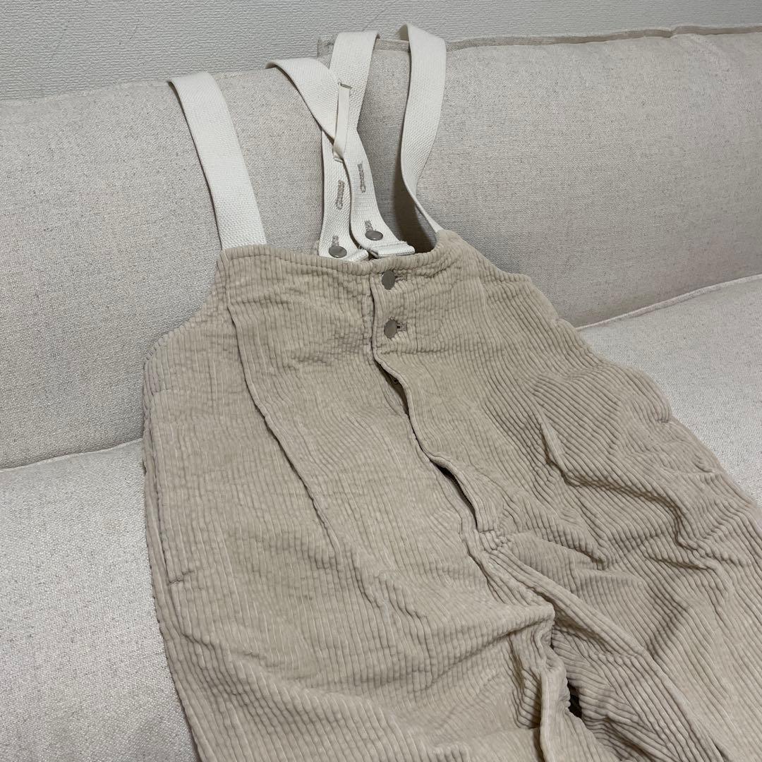 LOEF ロエフ コーデュロイ フィッシング サロペット