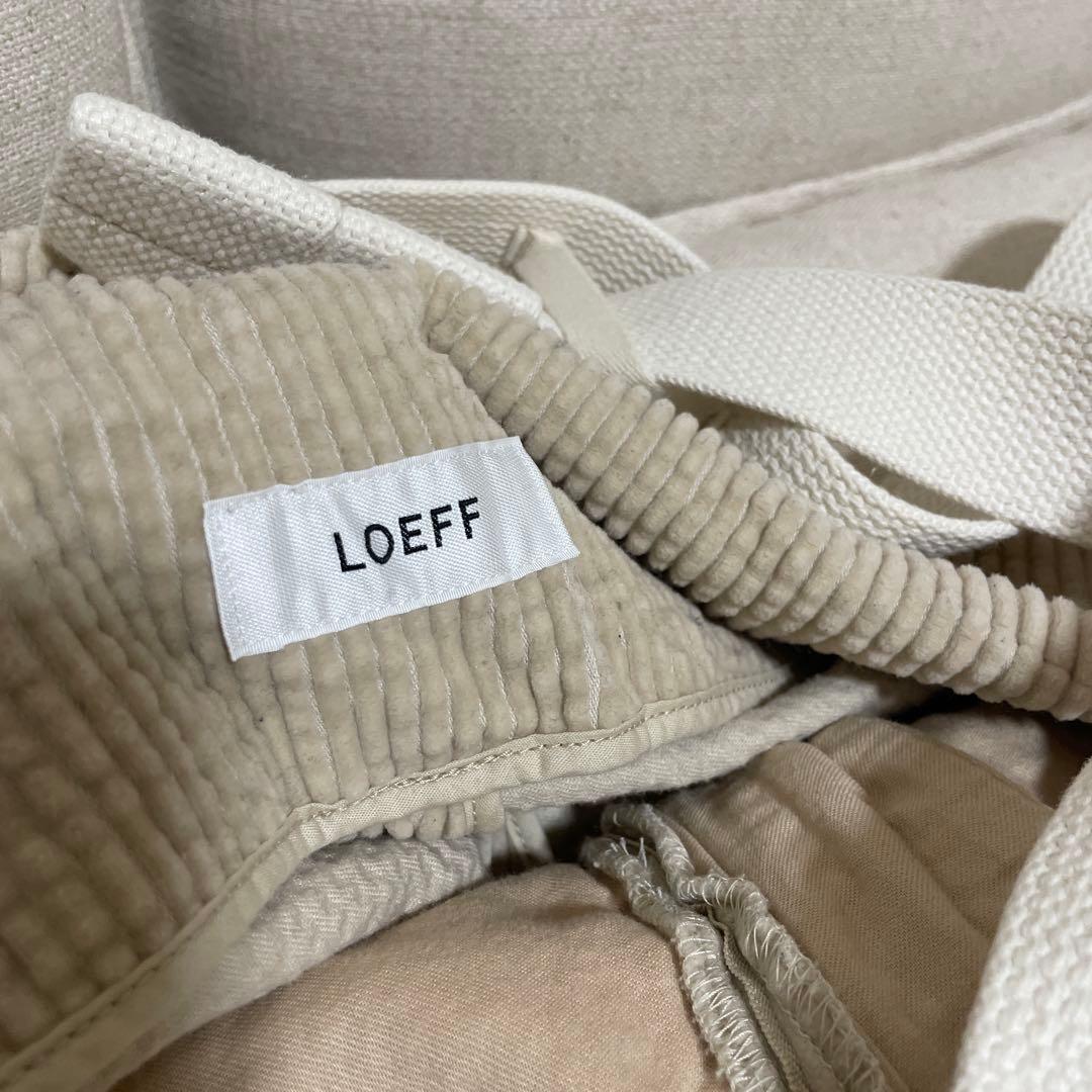 LOEF ロエフ コーデュロイ フィッシング サロペット
