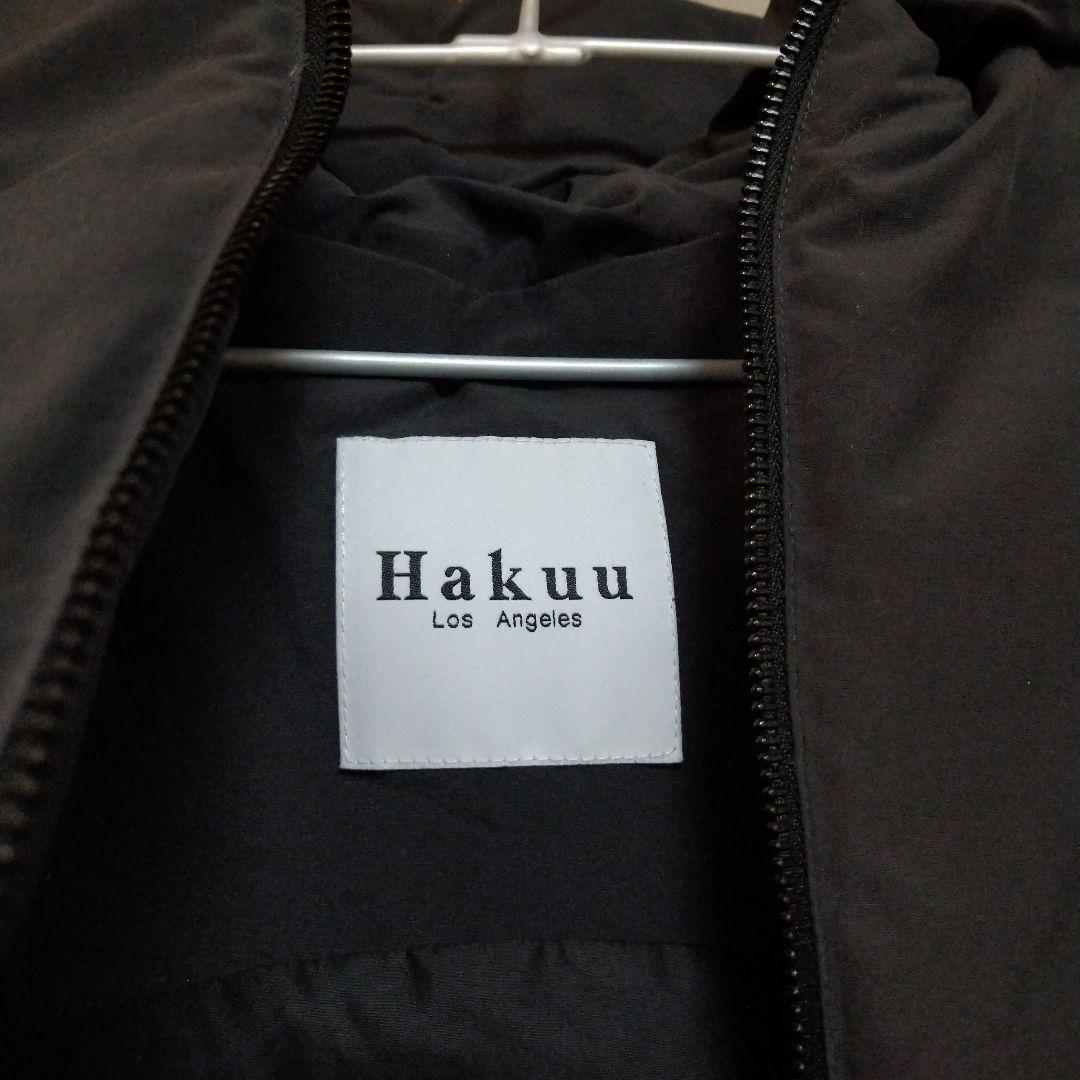 美品【プラージュ】HAKUU/ハクウ別注 MID/L ダウンベスト グレー