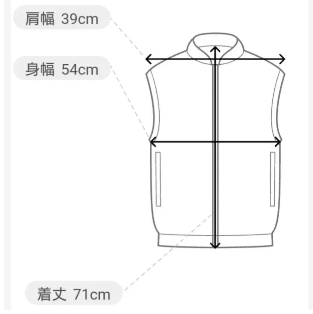 美品【プラージュ】HAKUU/ハクウ別注 MID/L ダウンベスト グレー
