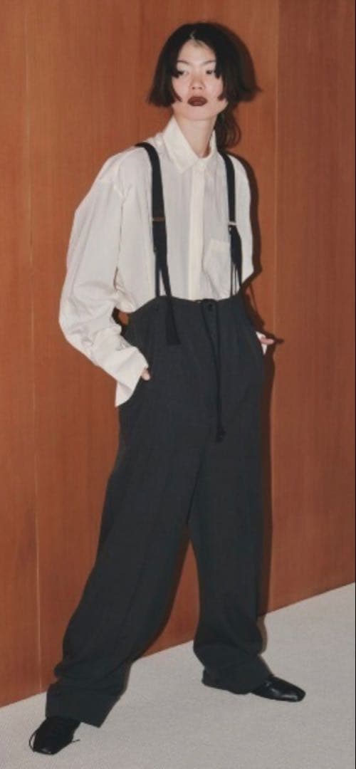 todayful サスペンダー付きパンツ