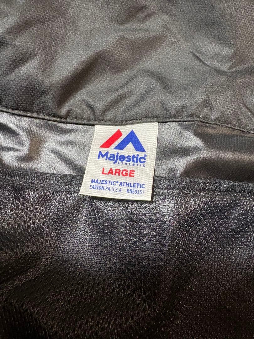 SoftBank Hawks ブラックジャケット Majestic