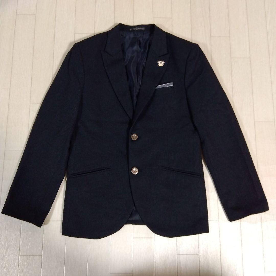 ナカノヒロミチ150　フォーマルセット　濃ネイビー✕青ストライプ　スーツ　男の子