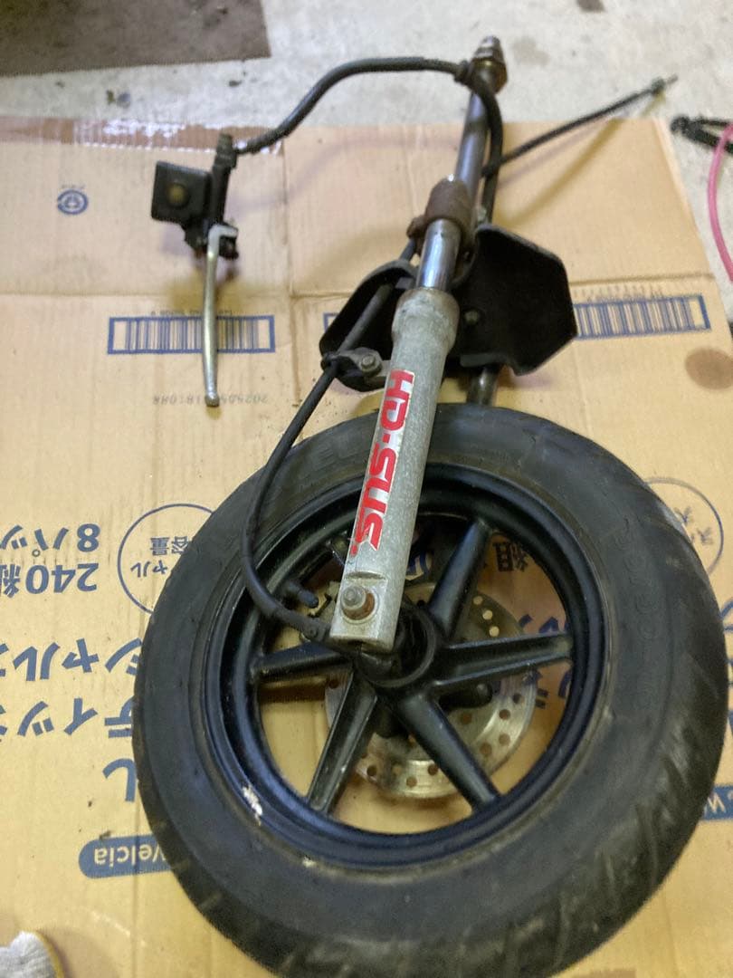 ライブディオZXホイール前後セットキャリパーステムマスターフルセット