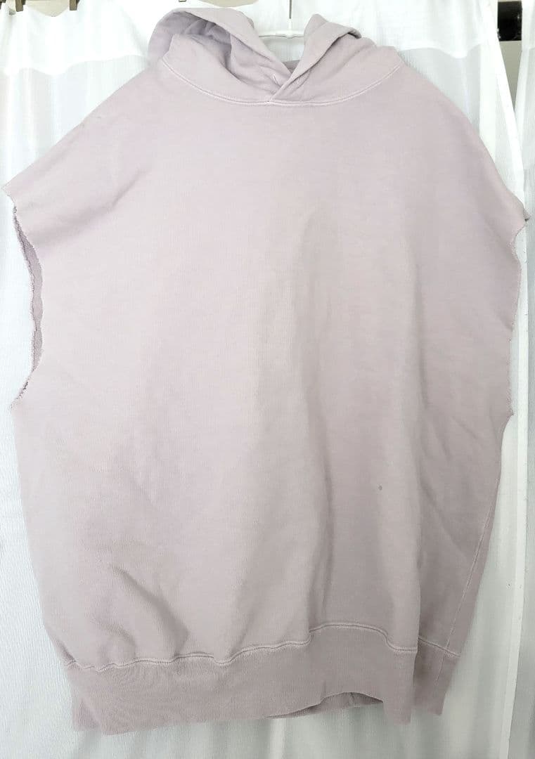 【希少・美品】カオス別注REMI RELEIF裏毛ノースリーブパーカー サクラ