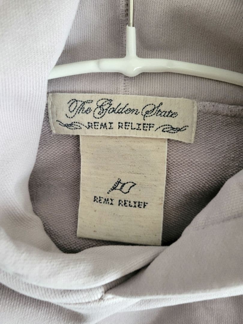 【希少・美品】カオス別注REMI RELEIF裏毛ノースリーブパーカー サクラ