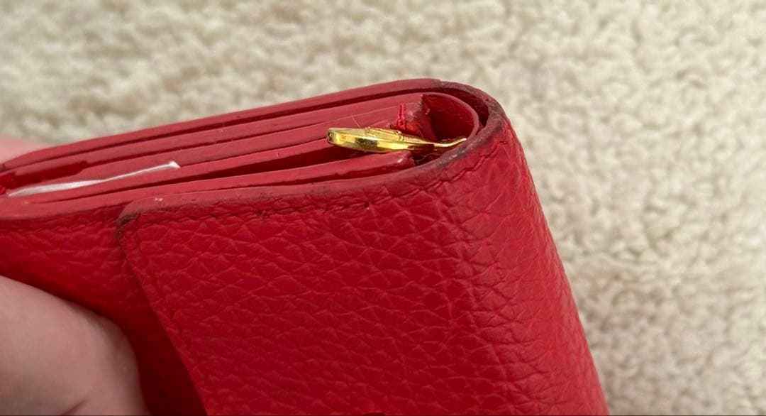 ⭐*︎様 ヴィトン 正規品　カプシーヌxs 財布　ミニ財布　コーラルタヒチ