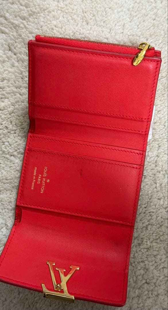 ⭐*︎様 ヴィトン 正規品　カプシーヌxs 財布　ミニ財布　コーラルタヒチ