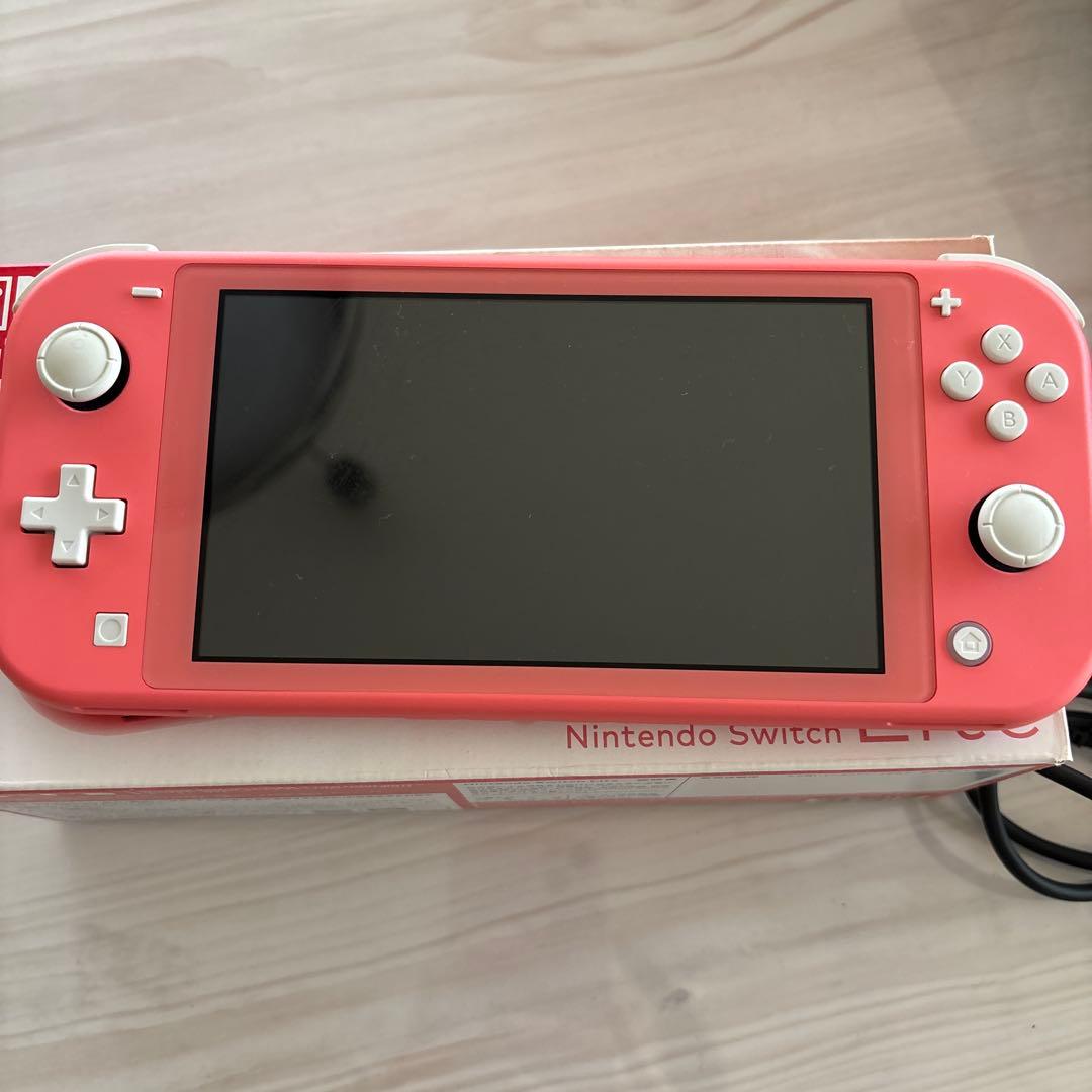Nintendo switch lite コーラルピンク 本体