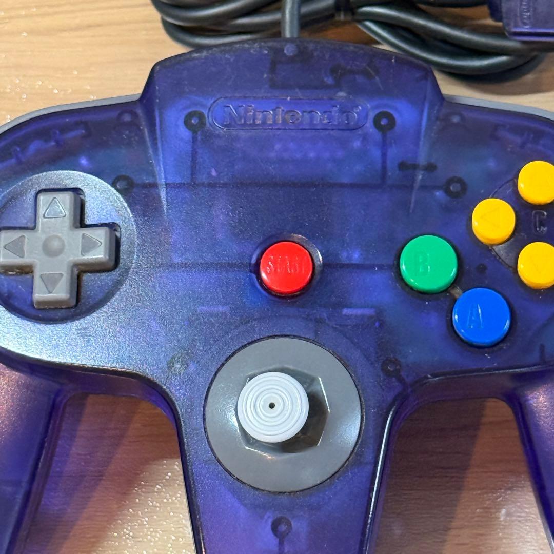 7-136 ニンテンドー64 本体 ミッドナイトブルー