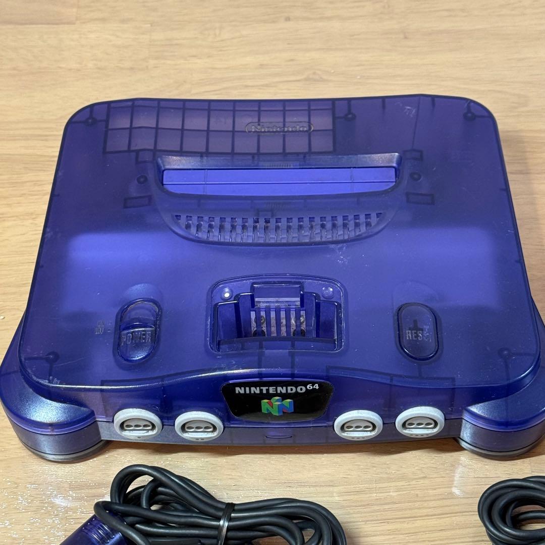 7-136 ニンテンドー64 本体 ミッドナイトブルー