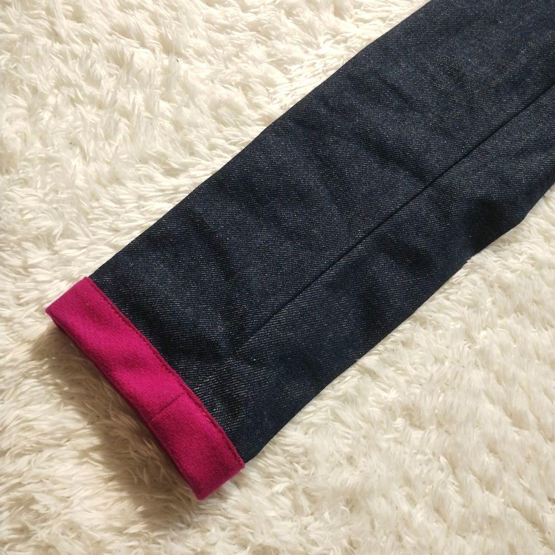 【極美品】FENDI　ノーカラーデニムジャケット　やまとなでしこ　松嶋菜々子さん