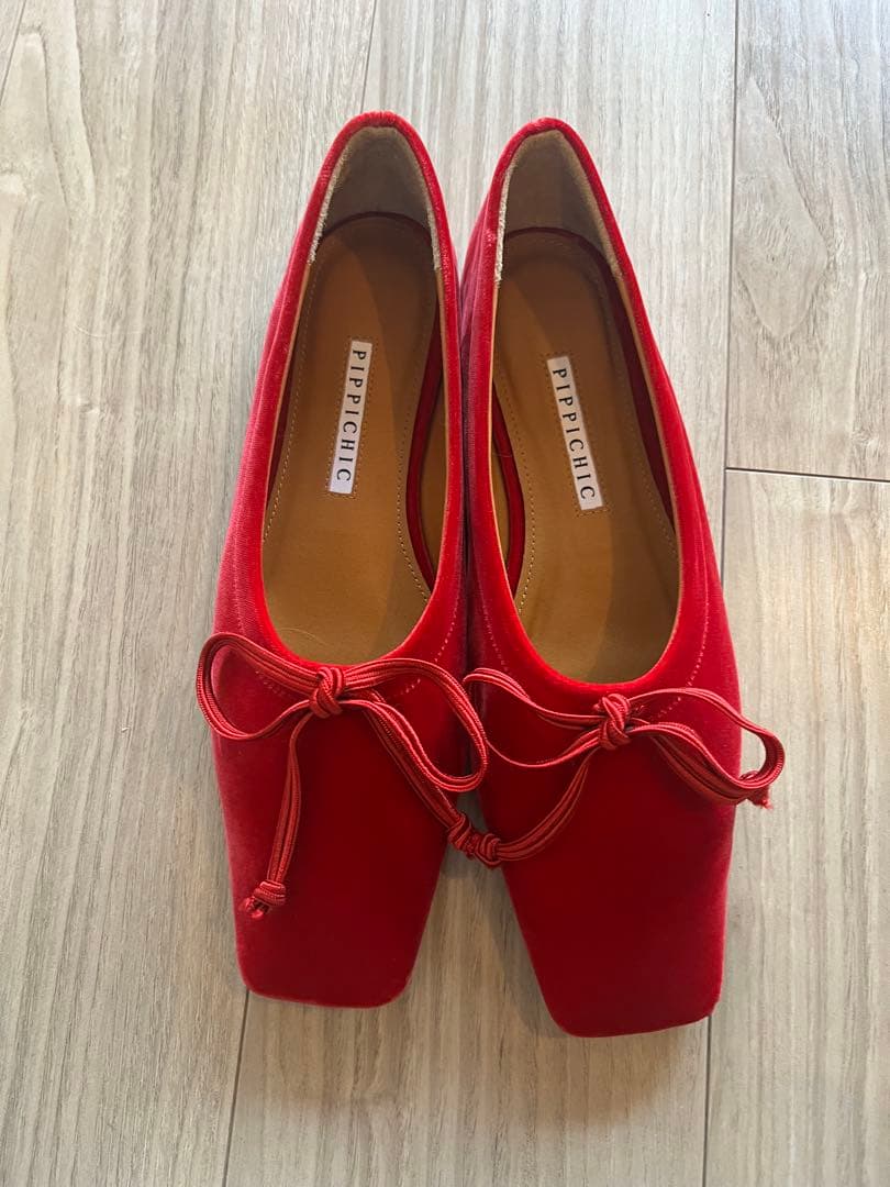 【新品】PIPPICHIC フラットシューズ　37.5 size