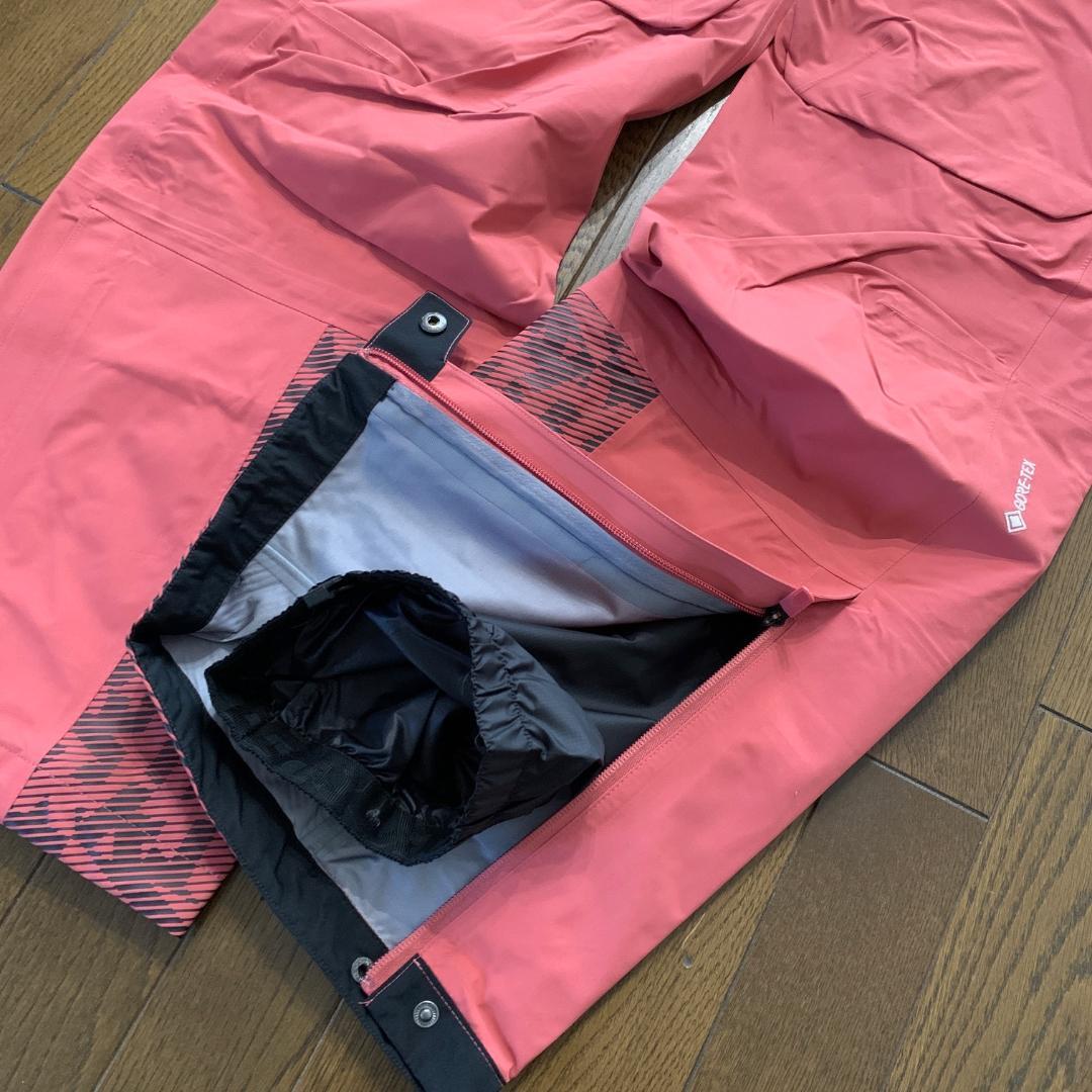 アディダス　ゴアテックス　スキー　スノーボードウェア　ピンク系　L