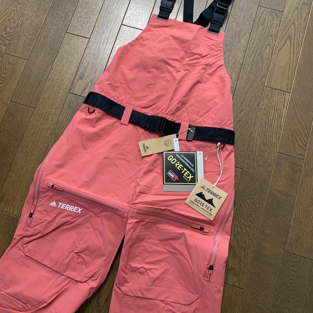 アディダス　ゴアテックス　スキー　スノーボードウェア　ピンク系　L