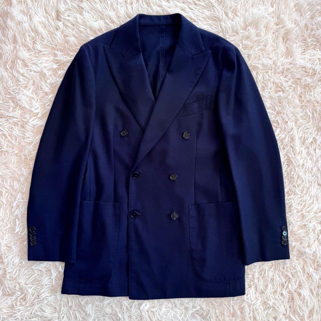 kotaros様BEAMS F ダブル ジャケット アンコン ネイビー 48