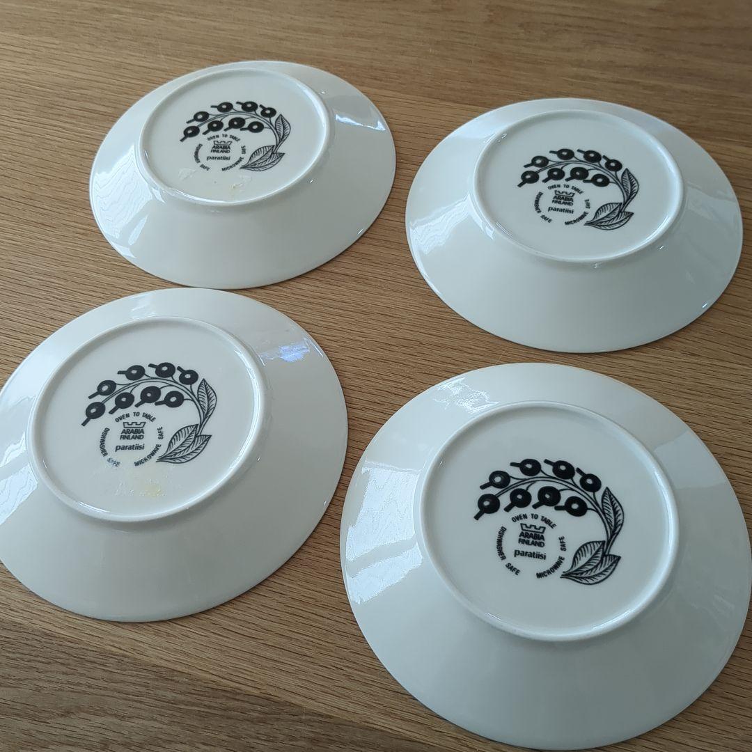 旧ロゴ アラビア パラティッシ ブラック 16.5cm プレート