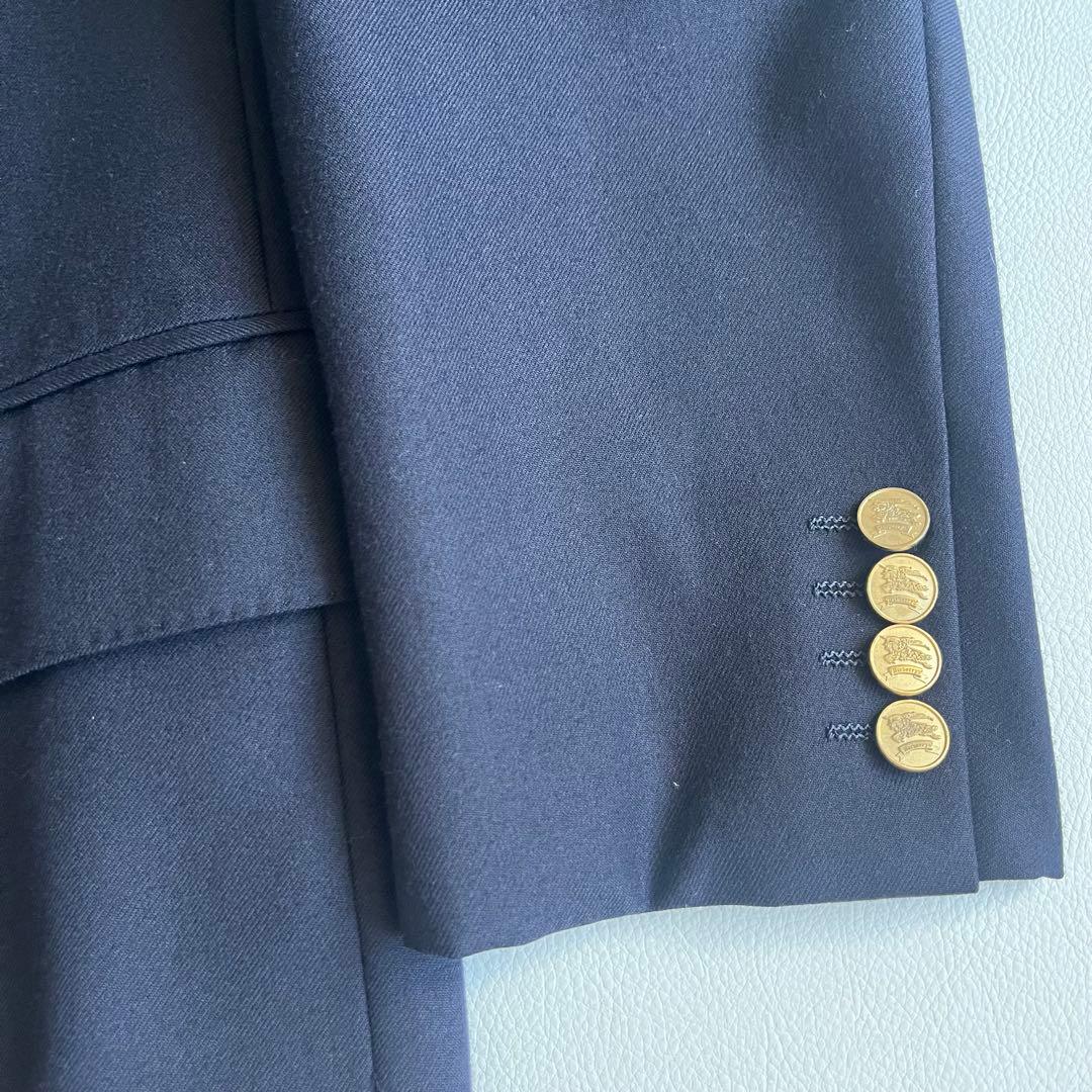 平*野様 バーバリー　紺ブレ　金ボタン　テーラード　ジャケット　ダブルボタン　ウ