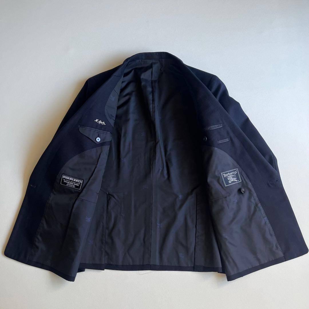 平*野様 バーバリー　紺ブレ　金ボタン　テーラード　ジャケット　ダブルボタン　ウ