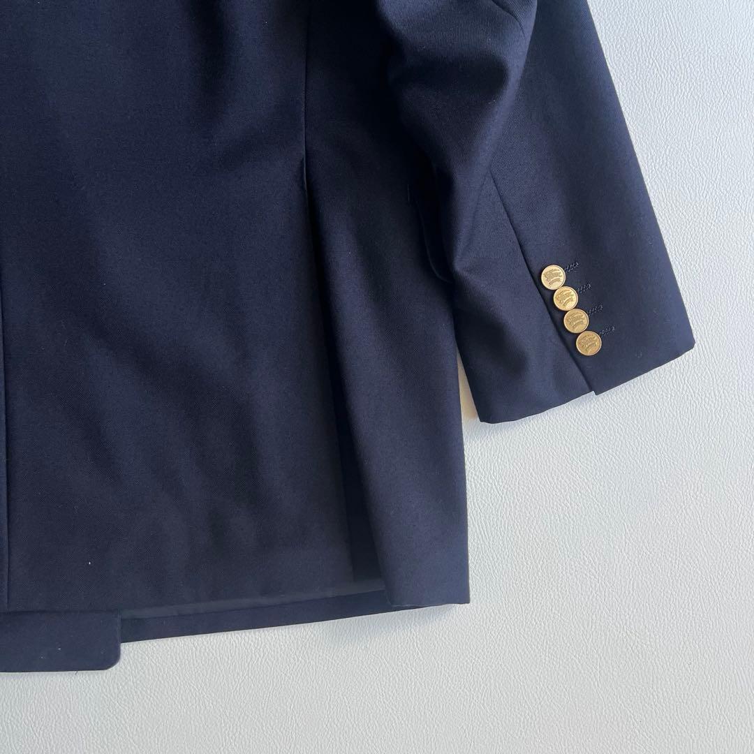 平*野様 バーバリー　紺ブレ　金ボタン　テーラード　ジャケット　ダブルボタン　ウ